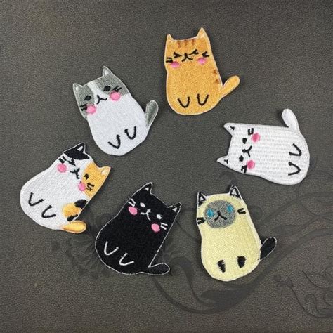 sew on cat patches